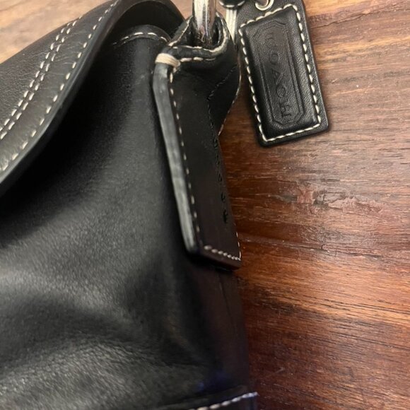 Vintage Y2K Coach Black Leather Soho Shoulder Bag - Picture 12 of 16